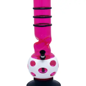Cold Shoulder 30cm Acrylic Ice Bong - Pink