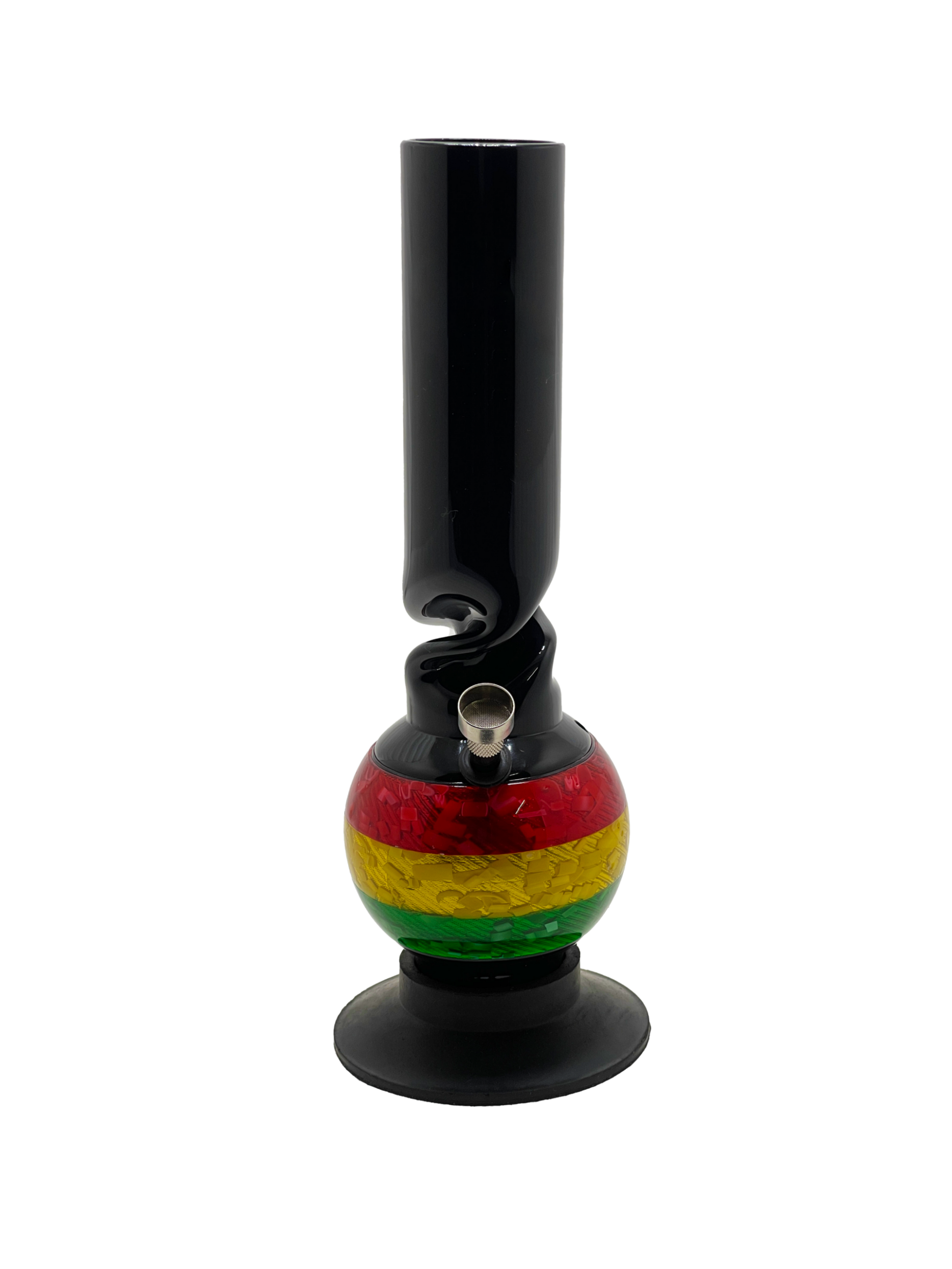 Ice Bong Irie 30cm rasta acrylic ice bong, designed by KIICK AS